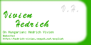 vivien hedrich business card